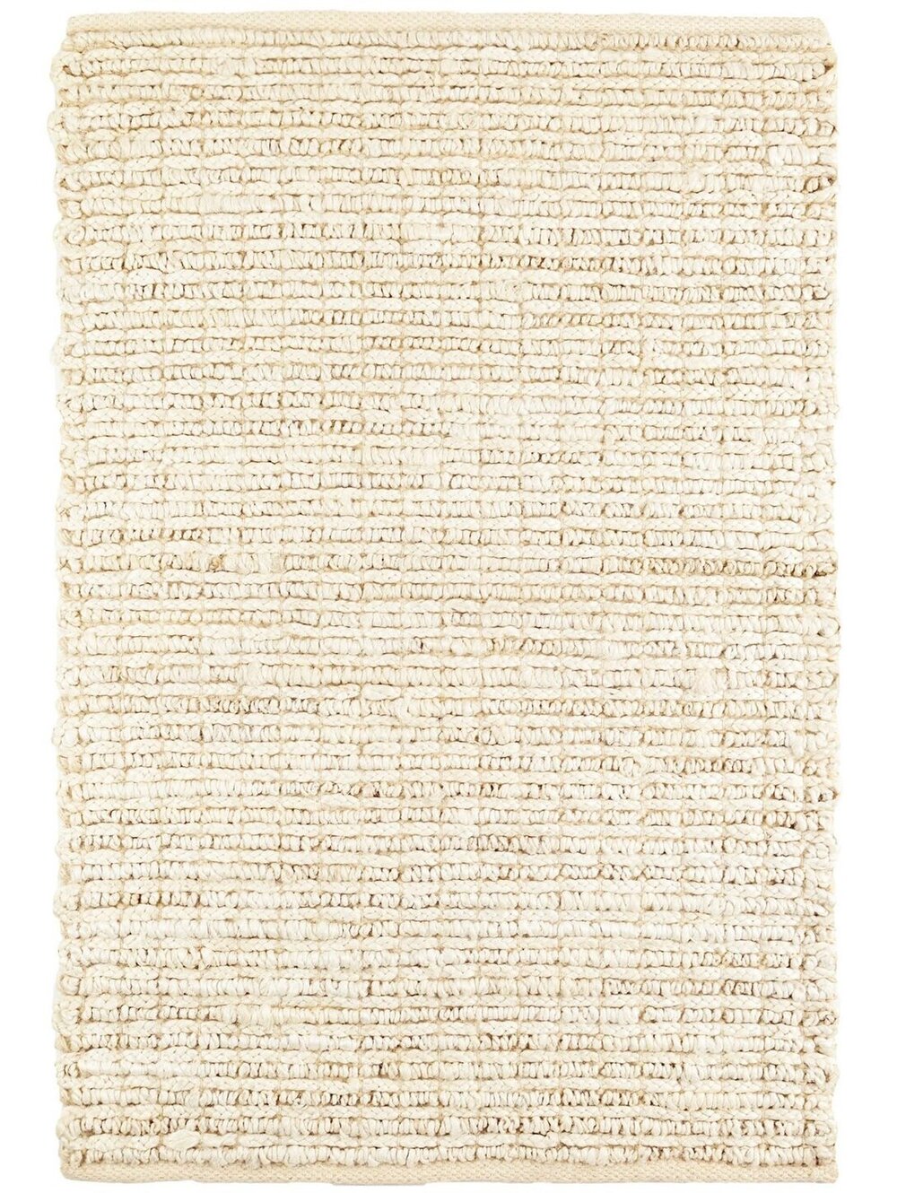 Annie Selke Dunes Handwoven Jute Rug | Bleached Oak Rug Size 2'6"x8'